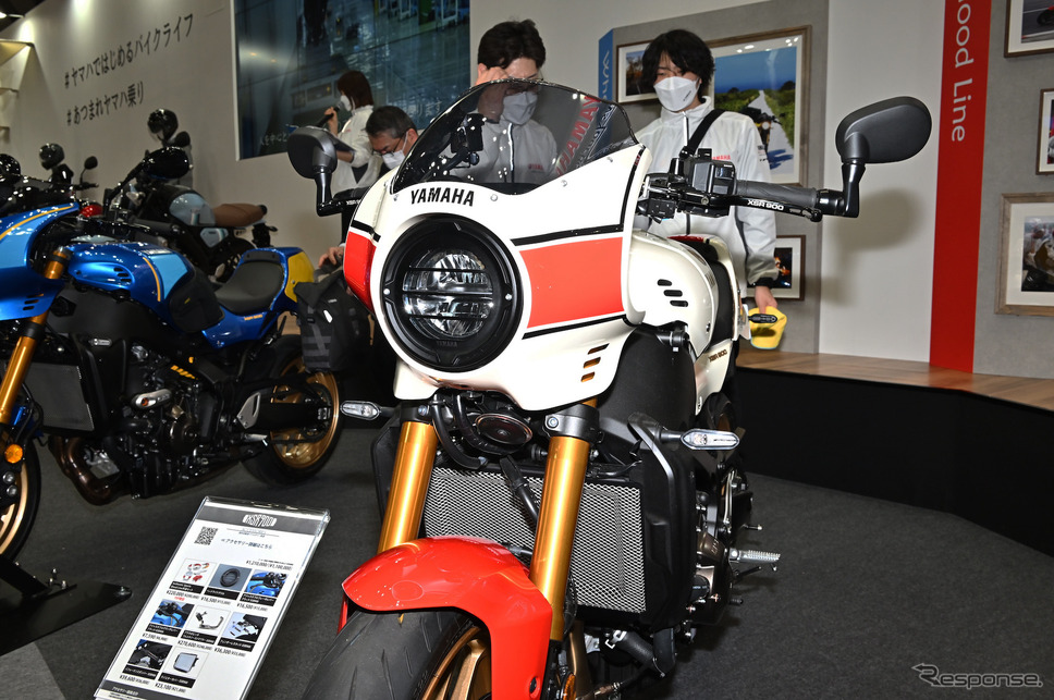 ヤマハ XSR900 カスタム(東京モーターサイクルショー2023)《写真撮影 雪岡直樹》