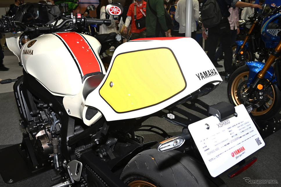 ヤマハ XSR900 カスタム(東京モーターサイクルショー2023)《写真撮影 雪岡直樹》