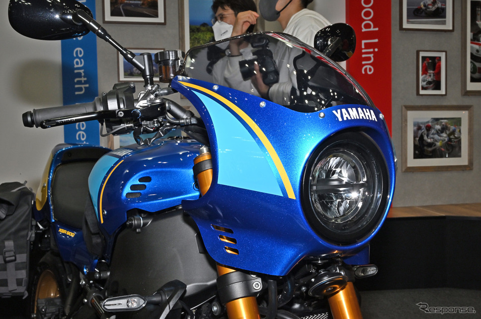 ヤマハ XSR900 カスタム(東京モーターサイクルショー2023)《写真撮影 雪岡直樹》