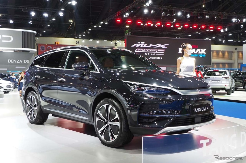 中国市場向けSUV型EV、TANG GM-P《写真撮影 会田肇》
