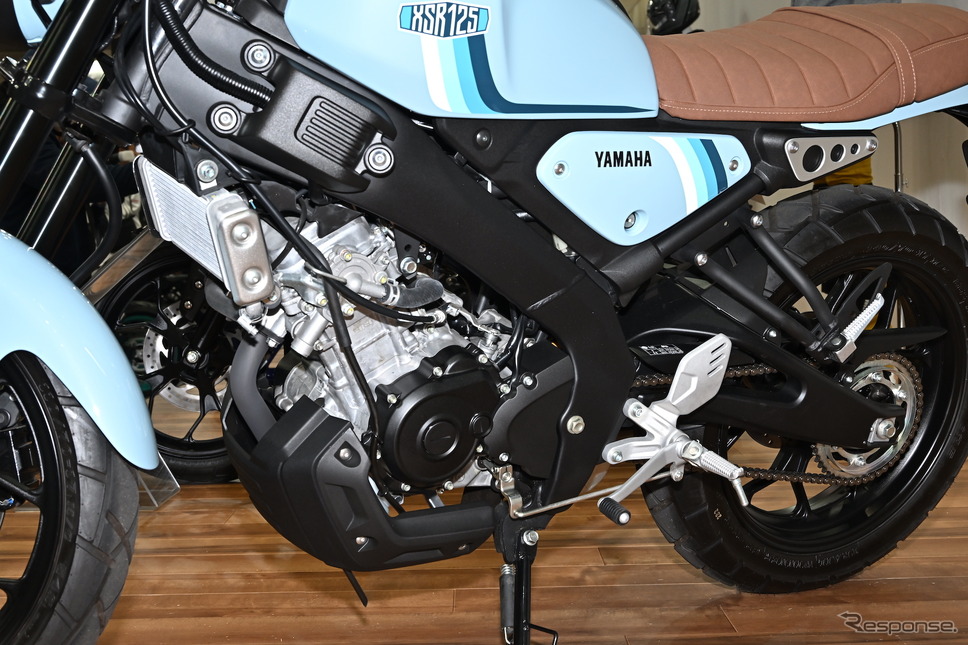 ヤマハ XSR125(東京モーターサイクルショー2023)《写真撮影 雪岡直樹》