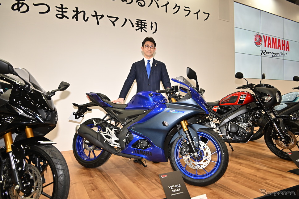 ヤマハ発動機販売 松岡大司社長(東京モーターサイクルショー2023)《写真撮影 雪岡直樹》