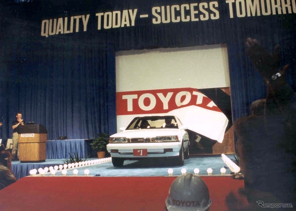 米ケンタッキー工場で生産開始（1988年）《photo by Toyota》