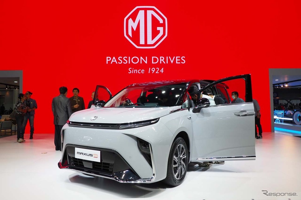 7人乗りの100%電気自動車『MAXUS 9』。全量が中国より輸入される