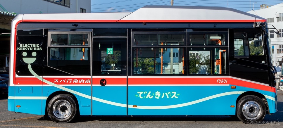 京急バスに納入されたBYD製小型EVバス《写真提供 京浜急行電鉄》
