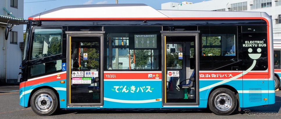 京急バスに納入されたBYD製小型EVバス《写真提供 京浜急行電鉄》