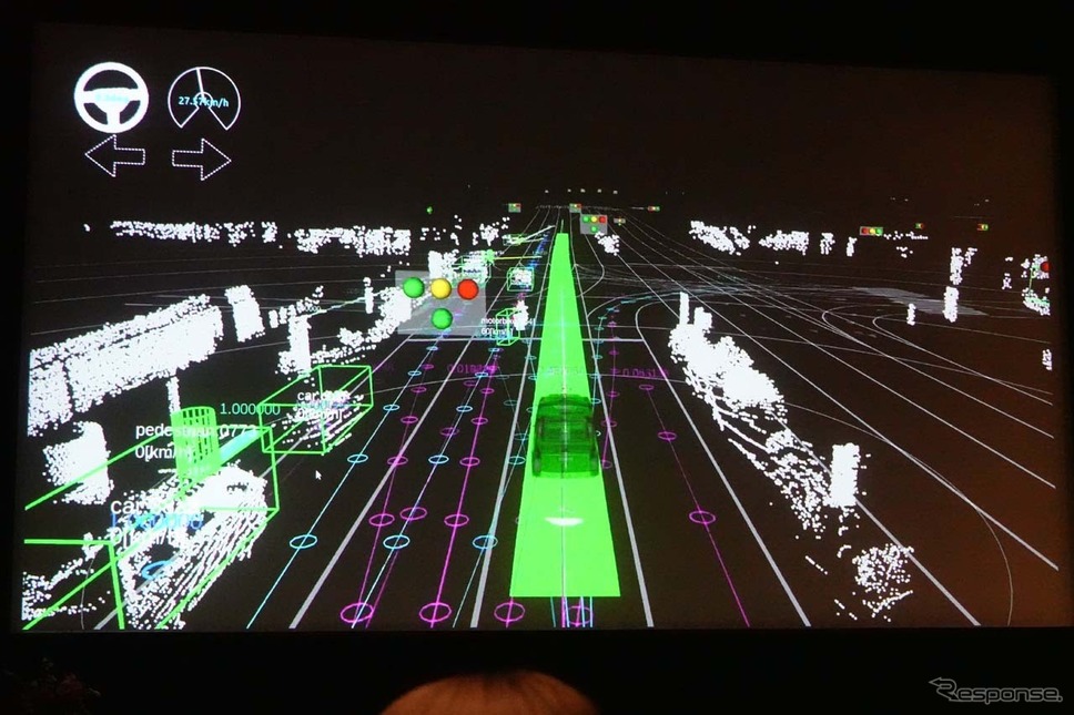 Autowreを使えば、すぐにこの3Dマップを使った自動運転の世界が訪れる《写真撮影 会田肇》