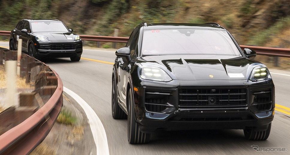 ポルシェ・カイエン 改良新型のプロトタイプ《photo by Porsche》