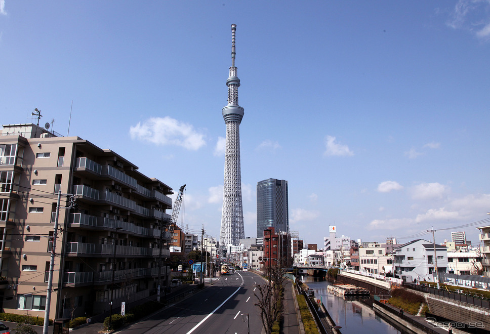 2012年:東京スカイツリー開業《Photo by Yamaguchi Haruyoshi/Corbis Historical/ゲッティイメージズ》