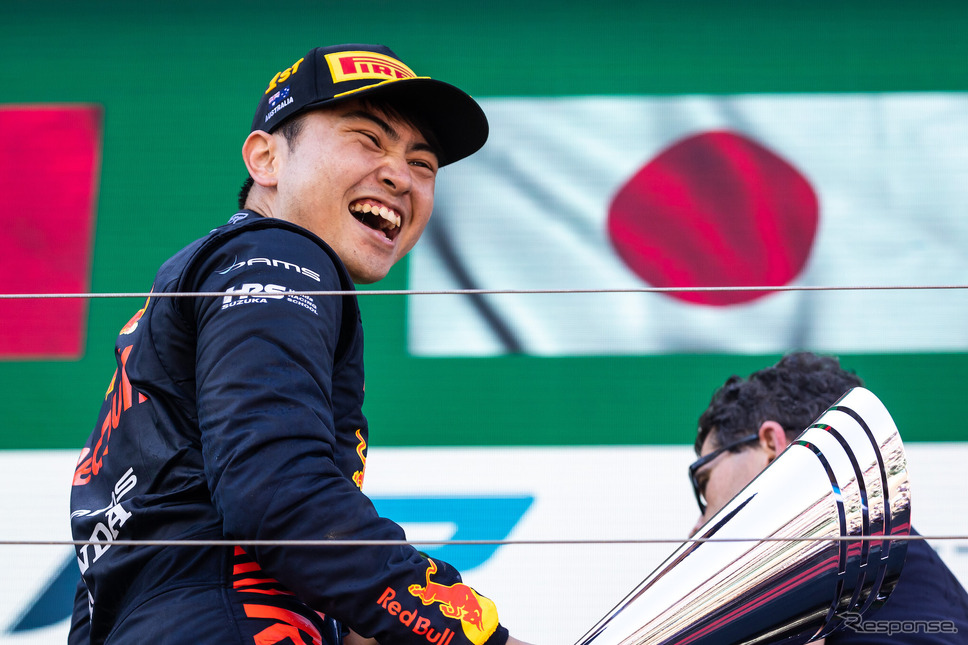 第3戦オーストラリア、レース2で優勝した岩佐歩夢。《Photo by Honda》