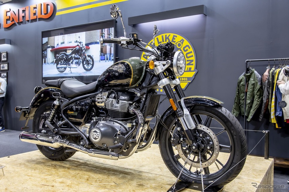 ロイヤルエンフィールド スーパーメテオ650(東京モーターサイクルショー2023)《写真撮影 山内潤也》