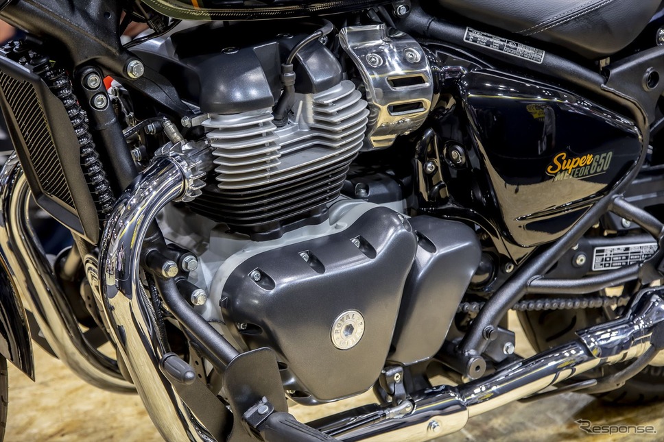 ロイヤルエンフィールド スーパーメテオ650(東京モーターサイクルショー2023)《写真撮影 山内潤也》
