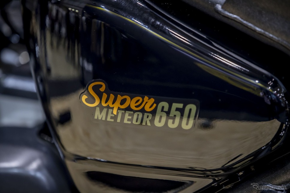 ロイヤルエンフィールド スーパーメテオ650(東京モーターサイクルショー2023)《写真撮影 山内潤也》