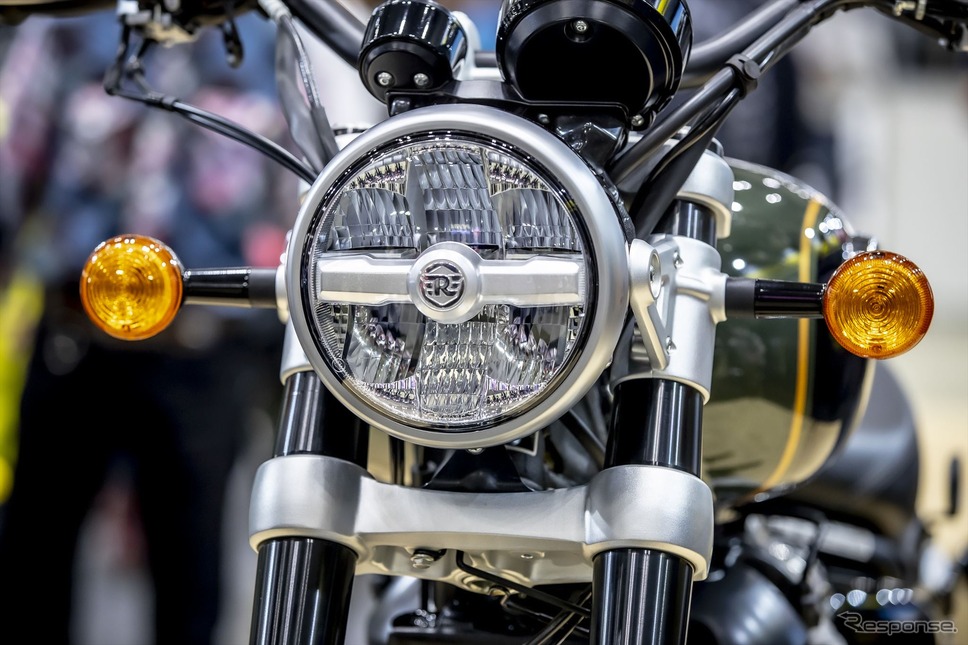 ロイヤルエンフィールド スーパーメテオ650(東京モーターサイクルショー2023)《写真撮影 山内潤也》