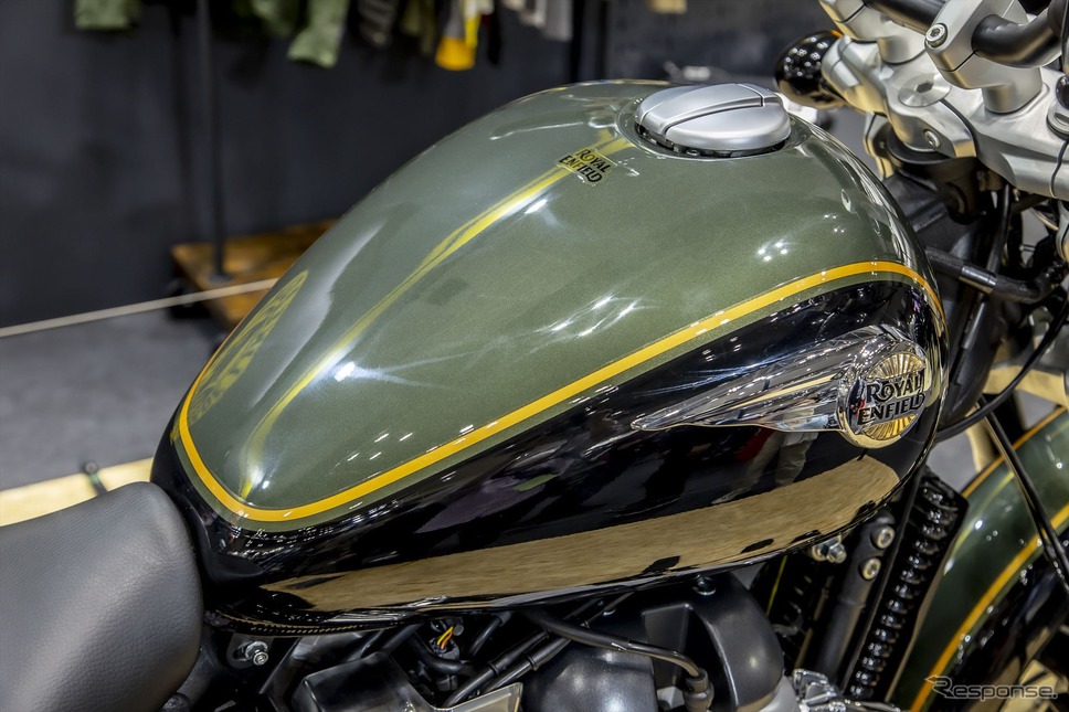 ロイヤルエンフィールド スーパーメテオ650(東京モーターサイクルショー2023)《写真撮影 山内潤也》