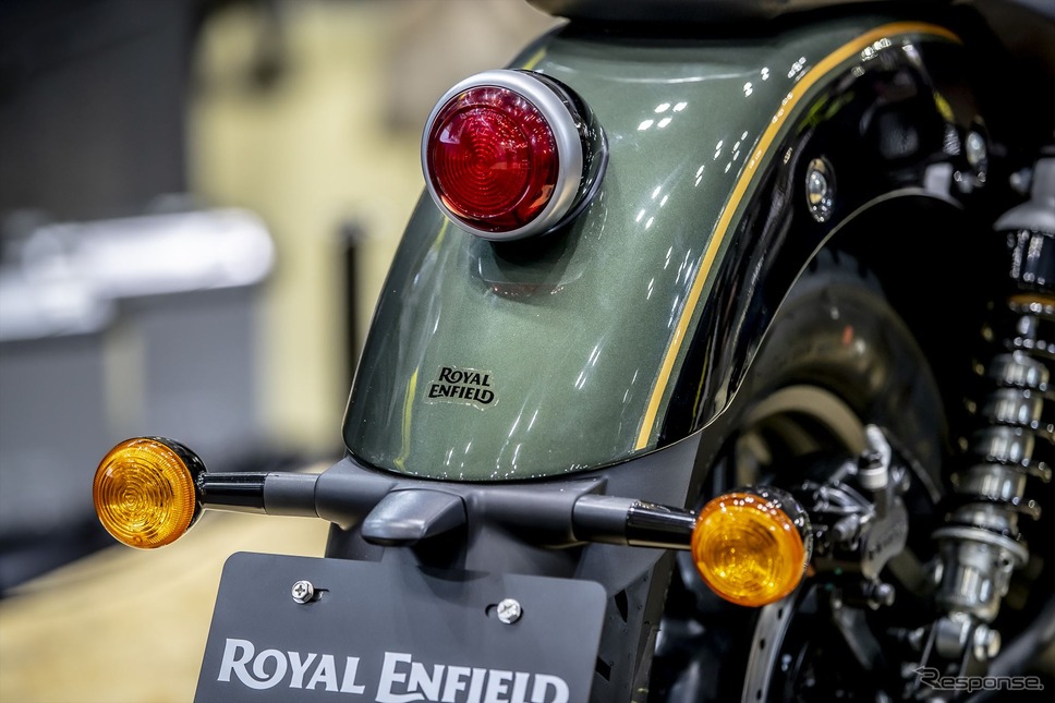 ロイヤルエンフィールド スーパーメテオ650(東京モーターサイクルショー2023)《写真撮影 山内潤也》
