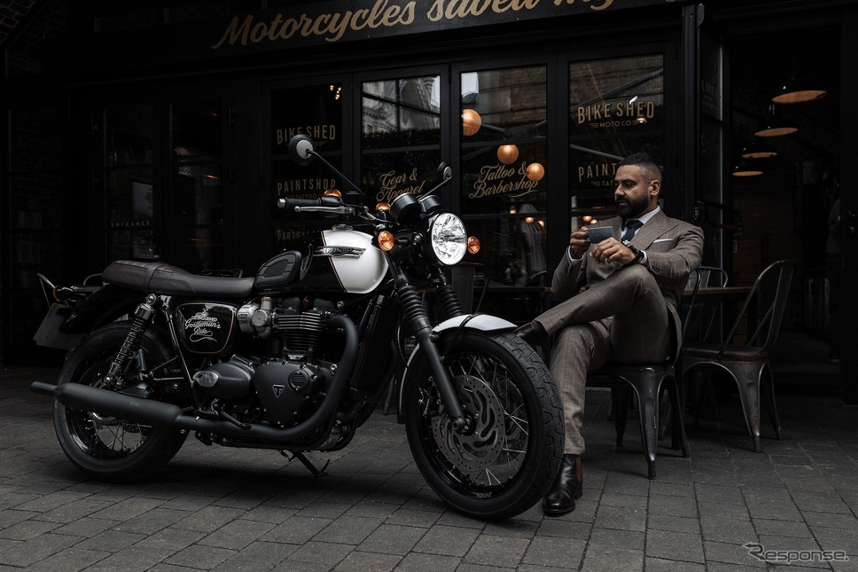 トライアンフ ボンネビルT120ブラックDGR限定エディション《写真提供:トライアンフモーターサイクルズジャパン》