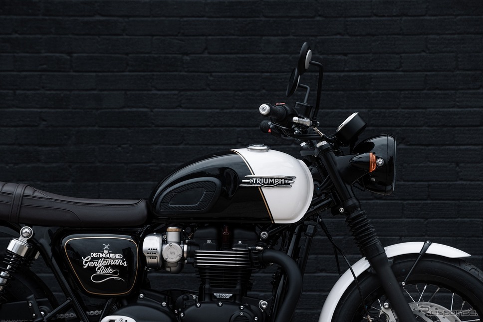 トライアンフ ボンネビルT120ブラックDGR限定エディション《写真提供:トライアンフモーターサイクルズジャパン》