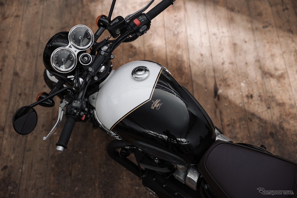 トライアンフ ボンネビルT120ブラックDGR限定エディション《写真提供:トライアンフモーターサイクルズジャパン》