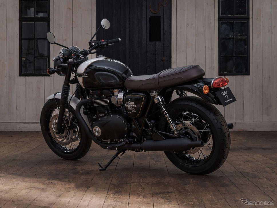トライアンフ ボンネビルT120ブラックDGR限定エディション《写真提供:トライアンフモーターサイクルズジャパン》