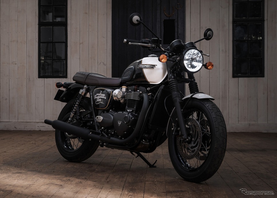 トライアンフ ボンネビルT120ブラックDGR限定エディション《写真提供:トライアンフモーターサイクルズジャパン》