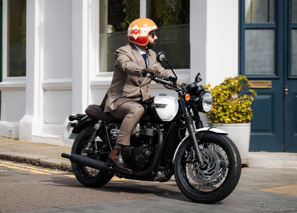 トライアンフ ボンネビルT120ブラックDGR限定エディション《写真提供:トライアンフモーターサイクルズジャパン》