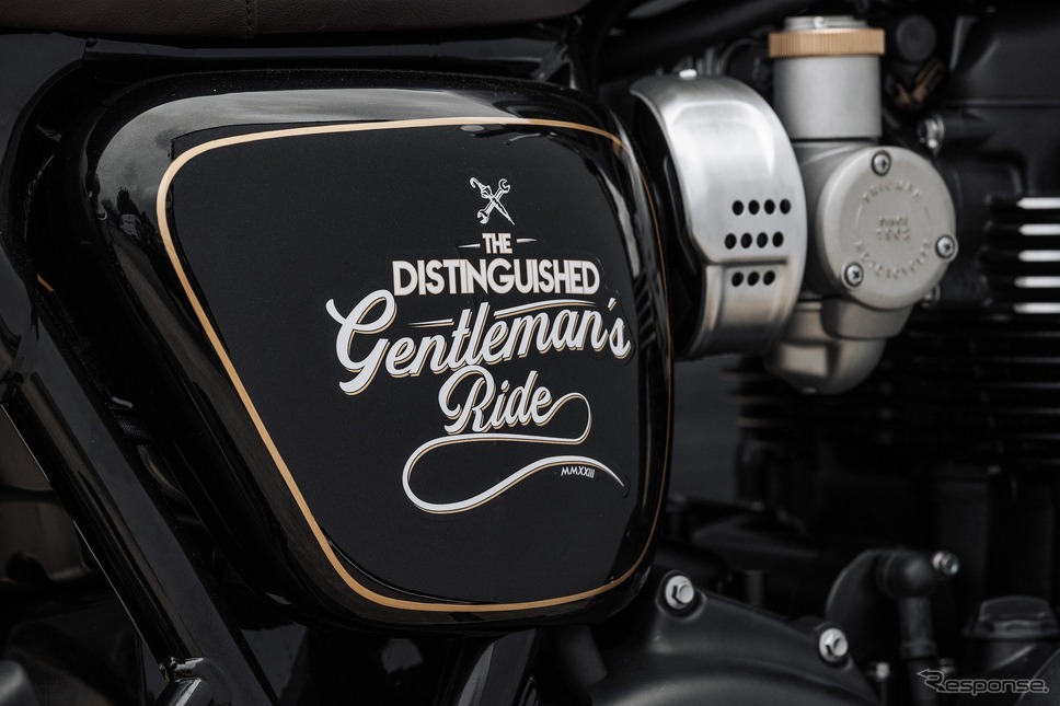 トライアンフ ボンネビルT120ブラックDGR限定エディション《写真提供:トライアンフモーターサイクルズジャパン》