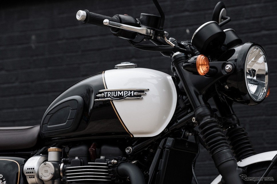 トライアンフ ボンネビルT120ブラックDGR限定エディション《写真提供:トライアンフモーターサイクルズジャパン》