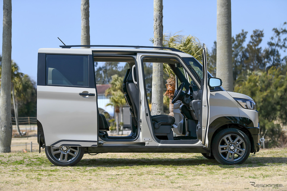 三菱 デリカミニ T Premium(ディーラーオプション アクティブトーンスタイル装着車)《写真撮影 中野英幸》