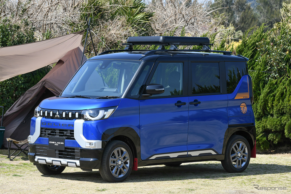 三菱 デリカミニ T Premium(ディーラーオプション ワイルドアドベンチャースタイル装着車)《写真撮影 中野英幸》