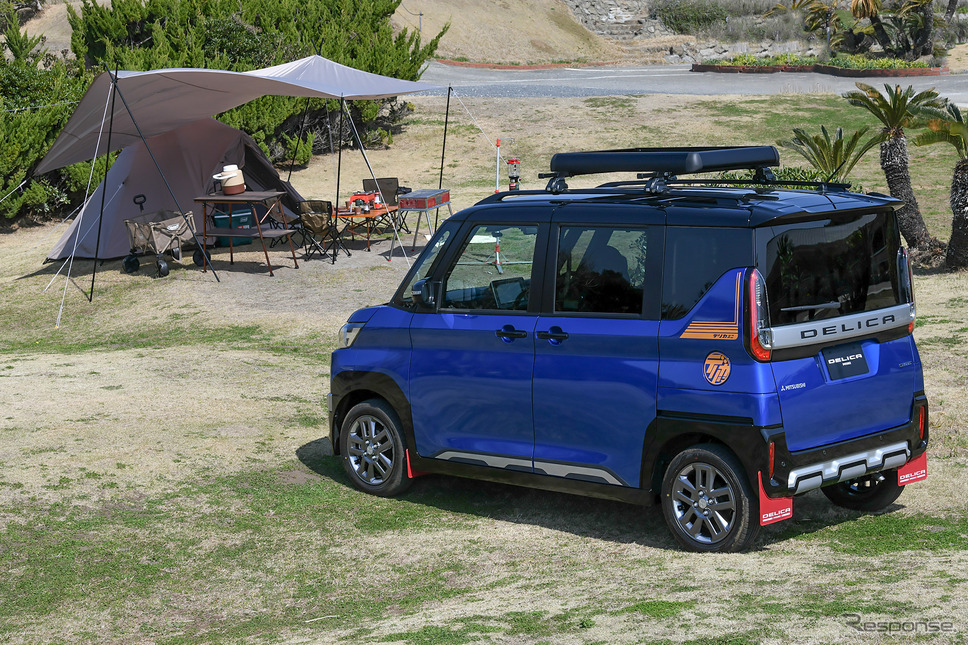 三菱 デリカミニ T Premium(ディーラーオプション ワイルドアドベンチャースタイル装着車)《写真撮影 中野英幸》