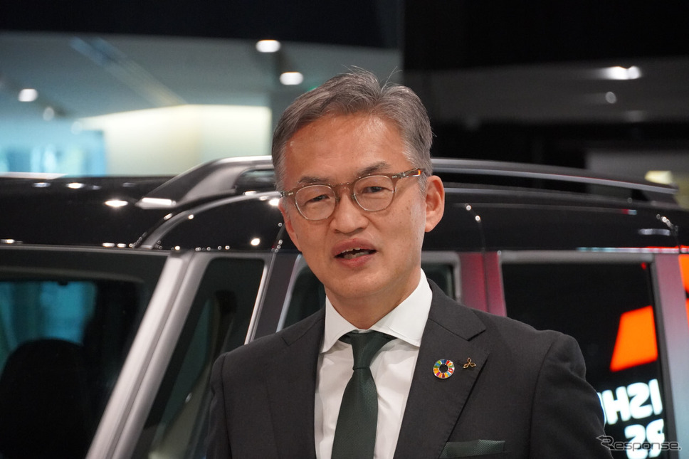 三菱自動車 中村達夫 副社長《写真撮影 小松哲也》