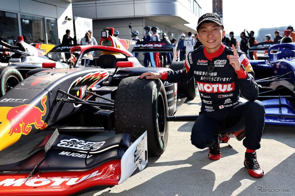 優勝した#1 野尻智紀（TEAM MUGEN）《写真提供 JRP》