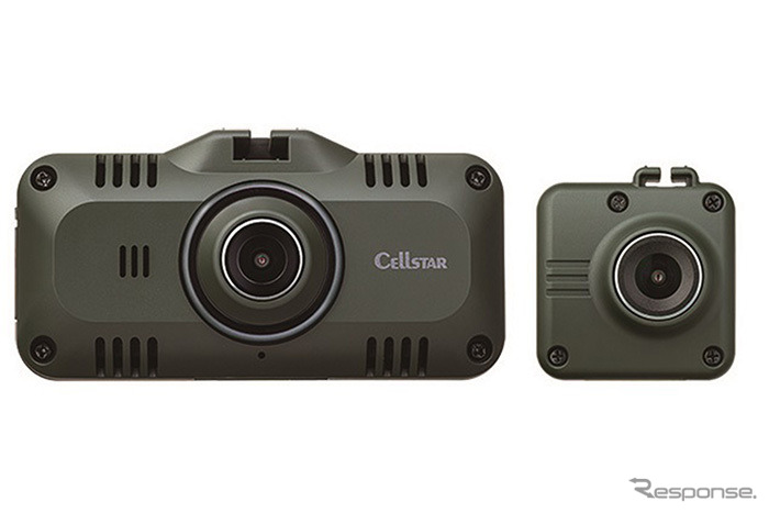 前後2カメラドライブレコーダー CA-D01D《写真提供：セルスター工業》