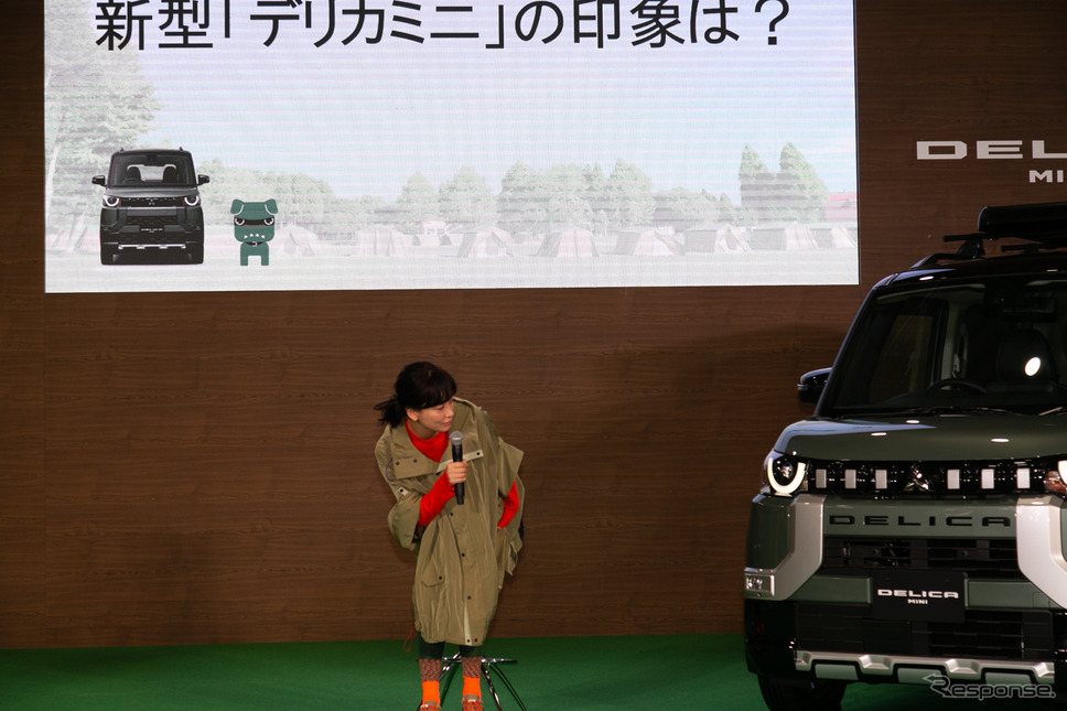 【三菱 デリカミニ】新CMに出演の水川あさみやアウトドアのプロが盛り上がる