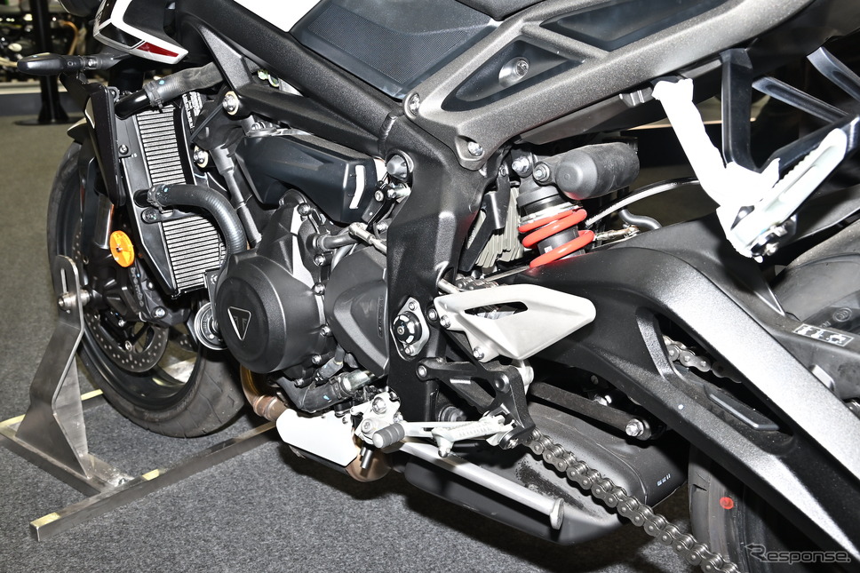 トライアンフ ストリートトリプルR(東京モーターサイクルショー2023)《写真撮影 雪岡直樹》