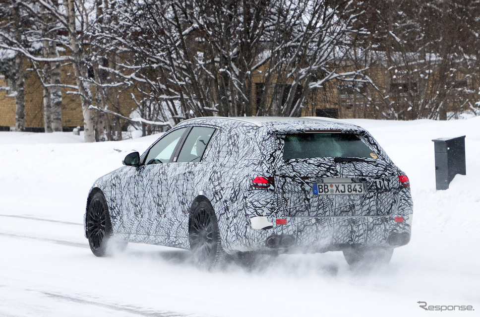 メルセデスAMG E53 ステーションワゴン次期型プロトタイプ(スクープ写真)《APOLLO NEWS SERVICE》