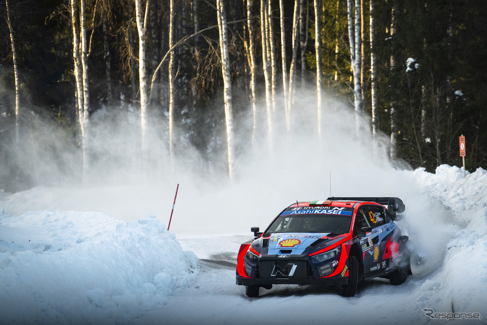 #42 クレイグ・ブリーン（Hyundai i20 N Rally1 HYBRID／今季WRC第2戦スウェーデン）《Photo by Red Bull》