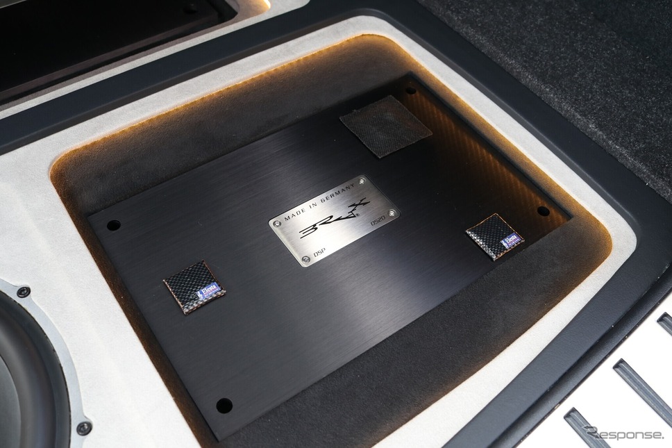 システム全体をコントロールしているのはブラックスDSP。ハイエンドなプロセッサーとして名高いモデルだ。