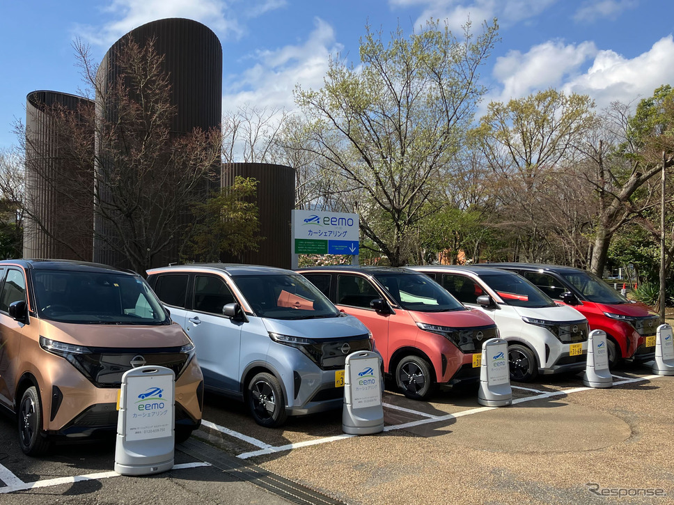 小田原市が導入した日産サクラ《写真提供 REXEV》