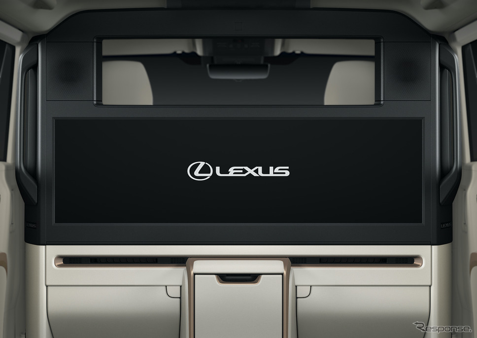 レクサス LM 新型 48インチ大型ワイドディスプレイ(プロトタイプ)《Photo by LEXUS》