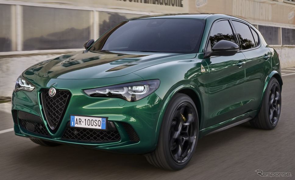 アルファロメオ・ステルヴィオ の「クアドリフォリオ 100th アニヴェルサリオ」《photo by Alfa Romeo》