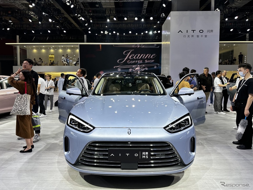 AITO WENJIE M5(上海モーターショー2023)《写真撮影 八杉理@現代文化研究所》