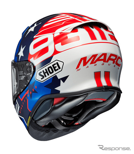 SHOEI Z-8 MARQUEZ AMERICAN SPIRIT(マルケス アメリカンスピリット)《写真提供:SHOEI》