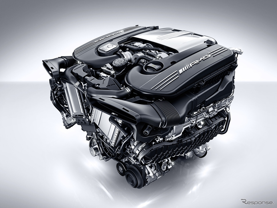 4.0リットルV型8気筒直噴ツインターボエンジン「M177」《写真提供:メルセデスベンツ日本》