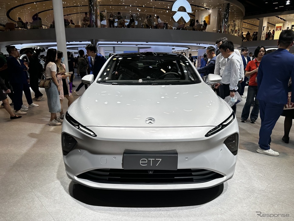 NIO ET7(上海モーターショー2023)《写真撮影 八杉理@現代文化研究所》