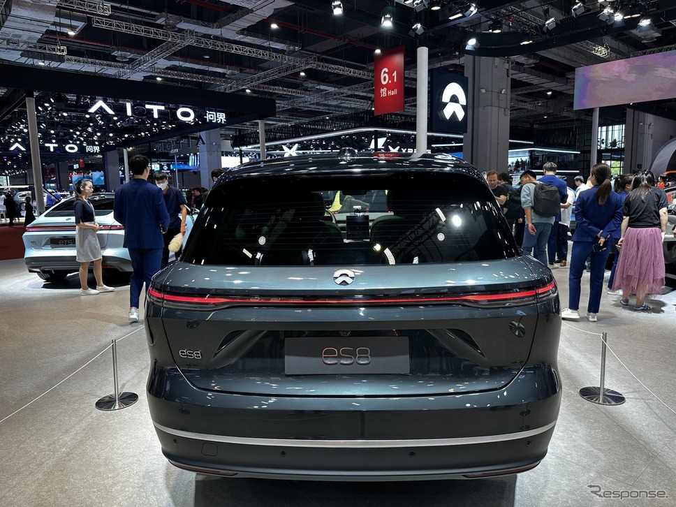 NIO ES8(上海モーターショー2023)《写真撮影 八杉理@現代文化研究所》