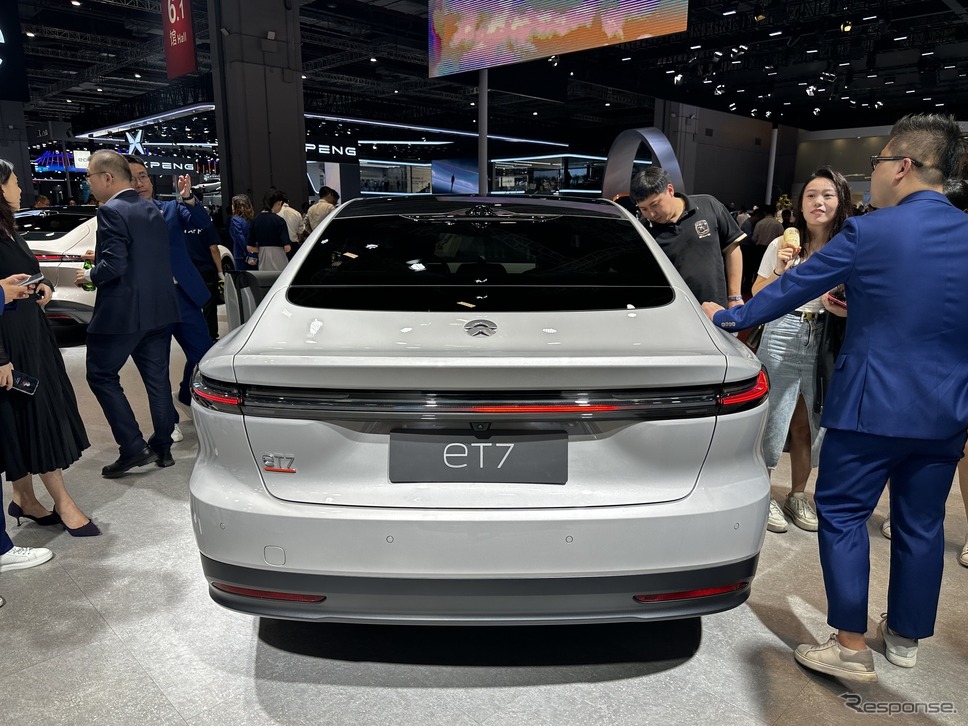 NIO ET7(上海モーターショー2023)《写真撮影 八杉理@現代文化研究所》