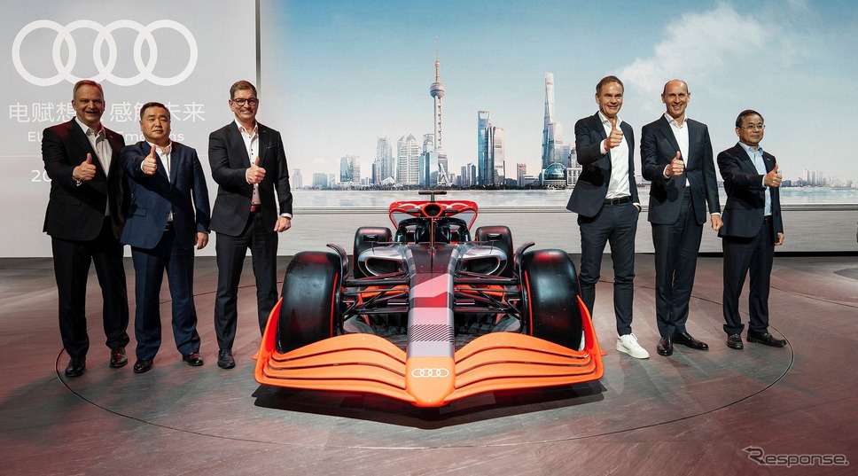 アウディのF1ショーカー（上海モーターショー2023）《photo by Audi》
