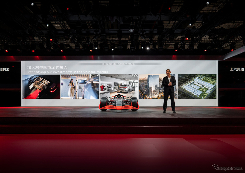 アウディのF1ショーカー（上海モーターショー2023）《photo by Audi》